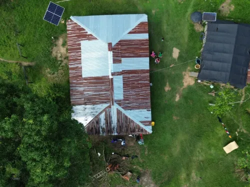 Selected Crop The Area With Solar Panel
